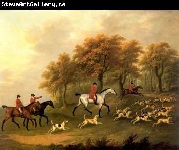 unknow artist Classical hunting fox, Equestrian and Beautiful Horses, 072.